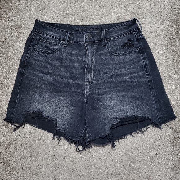 American Eagle Outfitters Pants - AE Distressed Baggy Mom Shorts